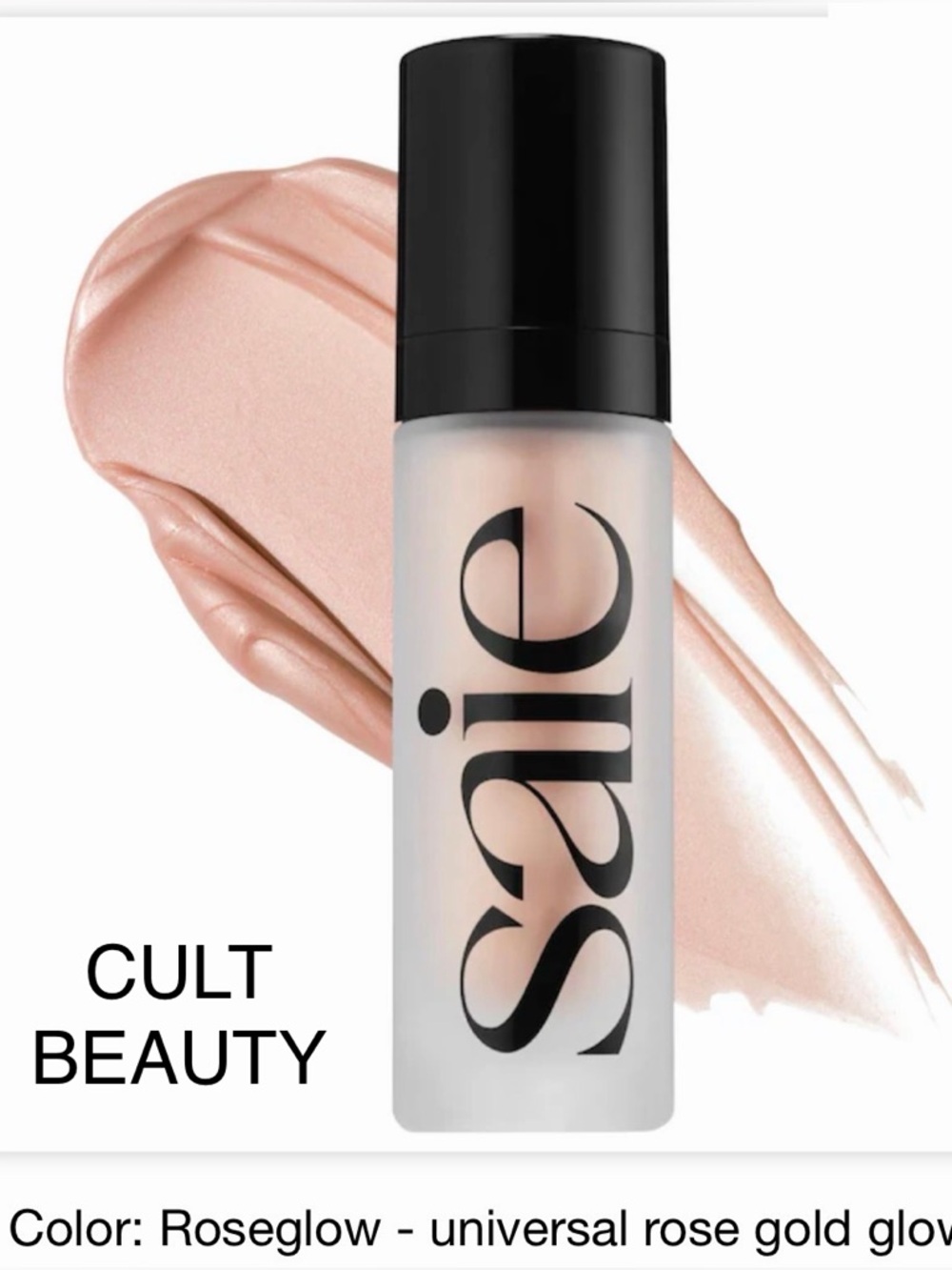 NWT Saie Glowy Super Gel - Roseglow
30 ml - Lightweight Primer Serum